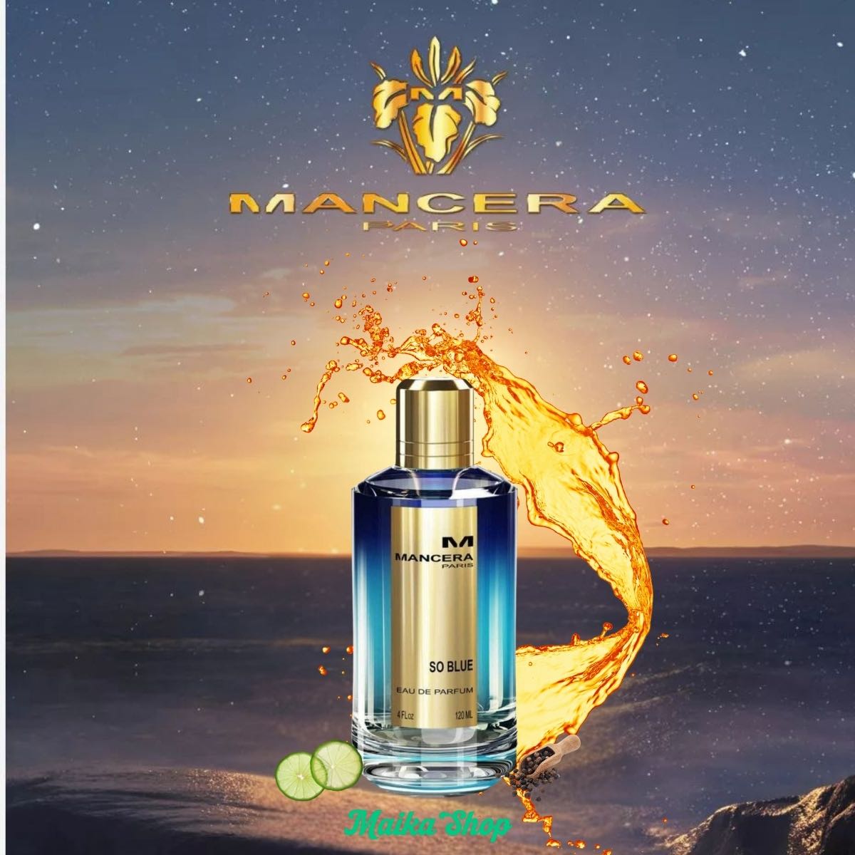 Nước Hoa Unisex Mancera So Blue EDP