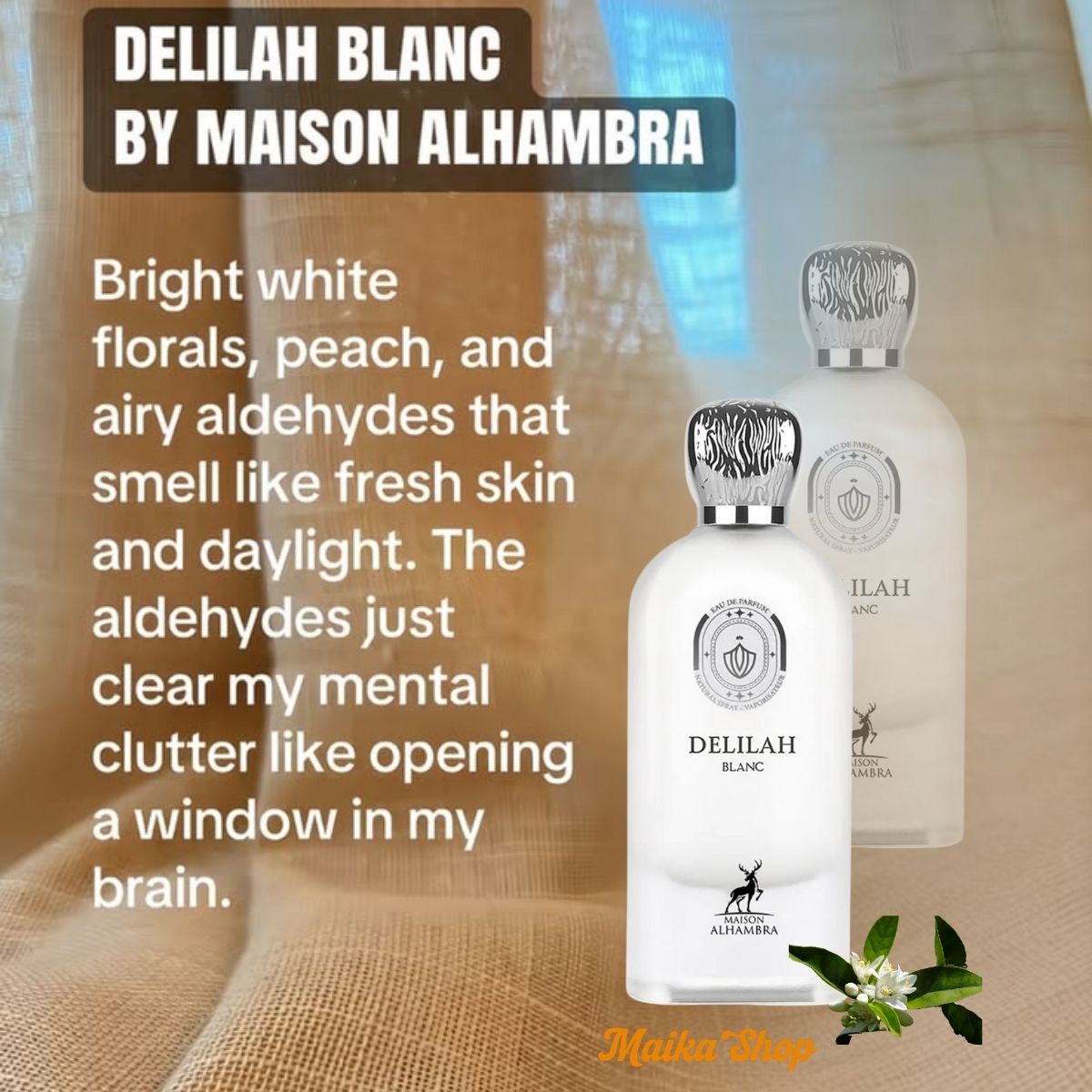 Nước Hoa Nữ Maison Alhambra Delilah Blanc EDP 