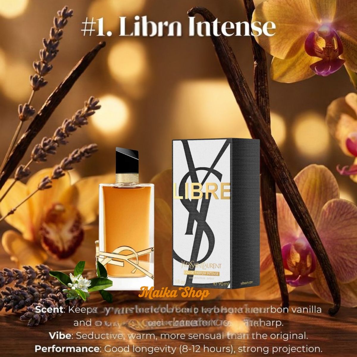 Nước Hoa Nữ Yves Saint Laurent YSL Libre EDP Intense